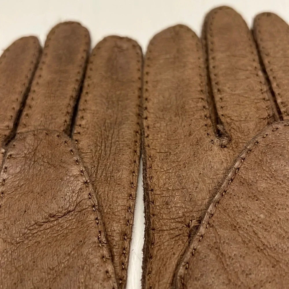 Shalimar Hand stitched Pig Skin Leather Women’s Gloves Size 7 NOS